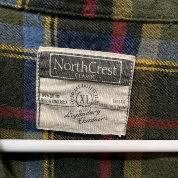 Men's LS Flannel Button-Front Shirt - Picture 2 of 5